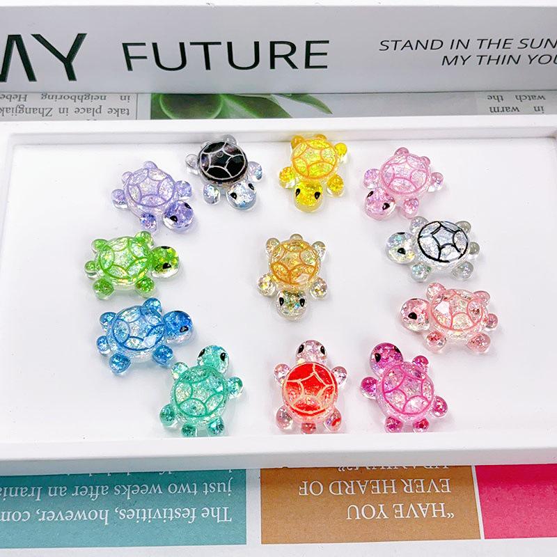 Cute Flashing Resin Turtle Accessories Blind Bag - Small Luminous Ornaments
