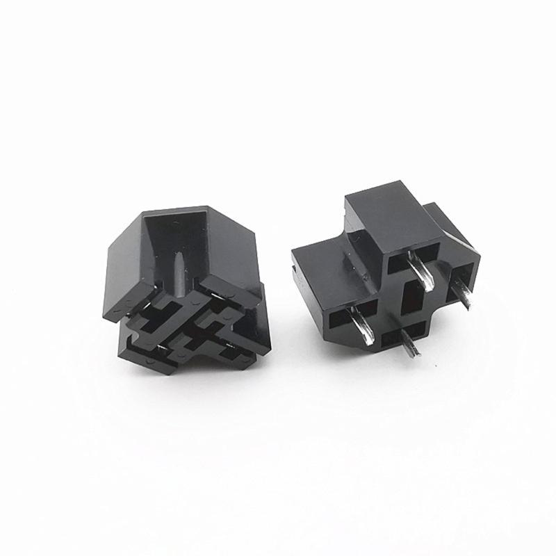 High Temperature Resistant 4/5 Pin PCB Mount Relays Socket 40A Capacity SPDT Relays Socket Connector