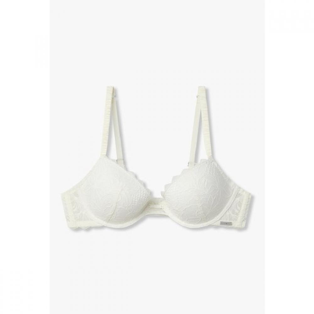 Emporio Armani Women Removable Push Up Bra Flower Mesh 0826185521 75A