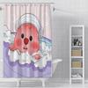 Shower Cute anime Loopys Curtain Waterproof Polyester Fabric Paint Colorful Bath Curtains Home Bathroom Decor Curtain With Hook