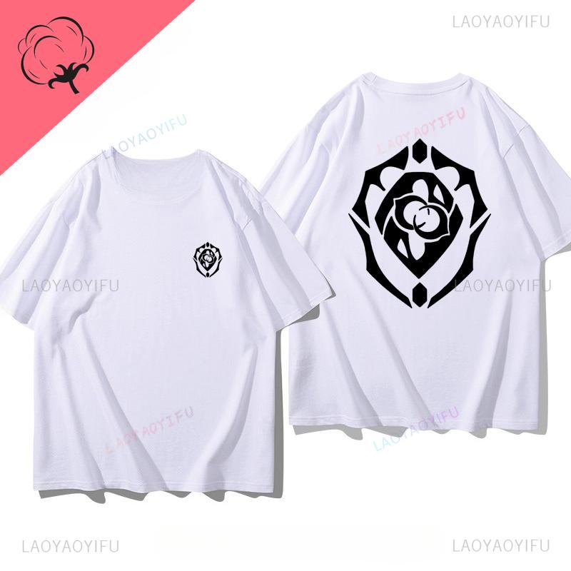 Honkai Star Rail Anime Shirt Kafka Themed Unisex Cotton Graphic Tshirts Otaku Gamer Fan Streetwear Apparel Camisa Clothes