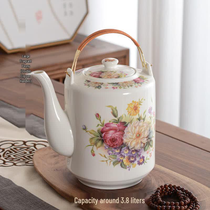 UOSO Blue and White Ceramic Teapot