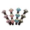 4pack/lot Fashionable Womens Broken Hair Clip Crystal Stone Decoration Anti Slip Hair Clip Side Clip