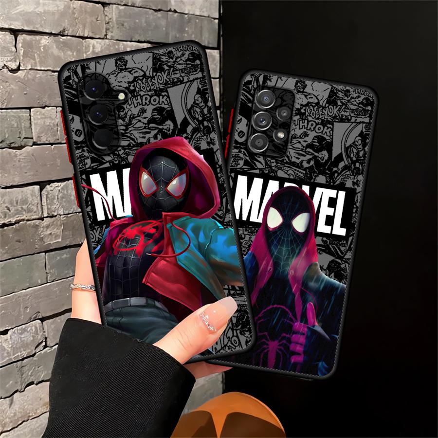 Funda para Teléfono Spider-Man Heroes Return para Samsung Galaxy A16 A53 A14 A23 A56 A55 A35 A73 A33 A54 A15 A17 A52 A34 A36 A52S