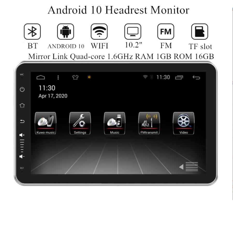 

A pair of 10-inch headrest monitor-8560