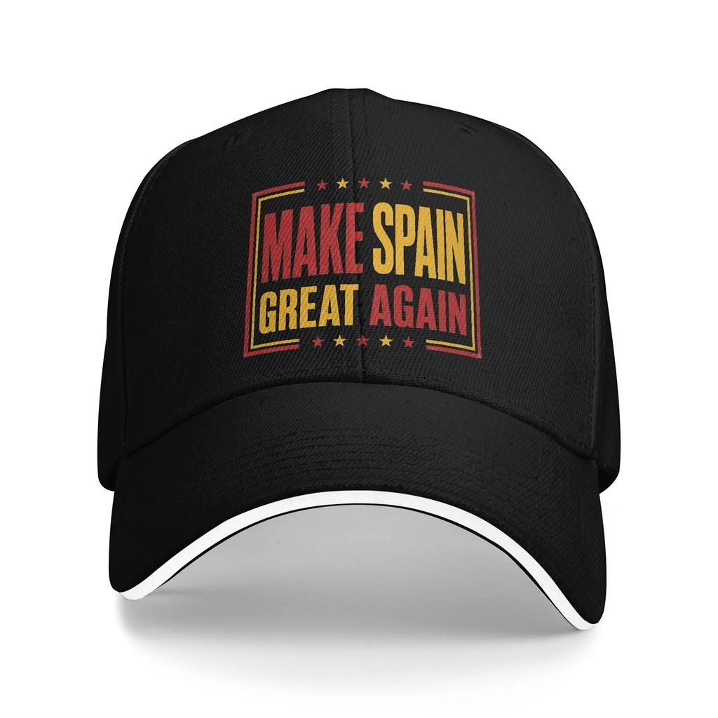 New Baseball Caps Make Spain Great Again Wear For Men Women Trucker Cap Casual Snapback Cap Adjustable Fit