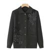 Spring and Autumn Jackets for The Elderly, Spring and Autumn Women, Loose Old Lady Clothes, Mother Clothes, Knitted Sweaters, Cardigans