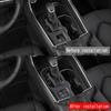 LHD For Toyota Grand Highlander 2024 2025 Carbon Car Center Console Gear Shift Box Panel Handbrake Cover Trim Car Accessories