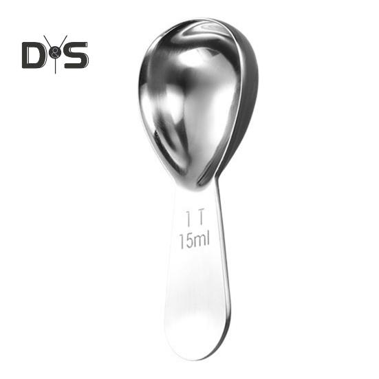 Coffee Scoop Stainless Steel Measuring Spoon 15/30ml Tablespoon for Ground Coffee Sugar Spices Short Handle Cooking Measurement Tool