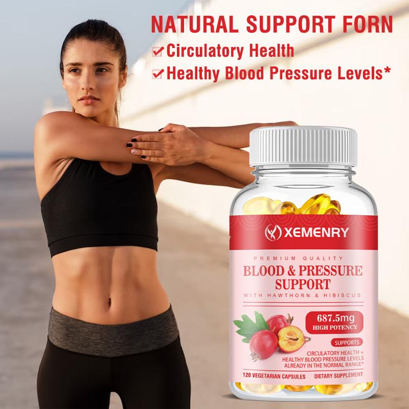 XEMENRY Hawthorn, Roselle, Garlic Extracts - Circulatory Health