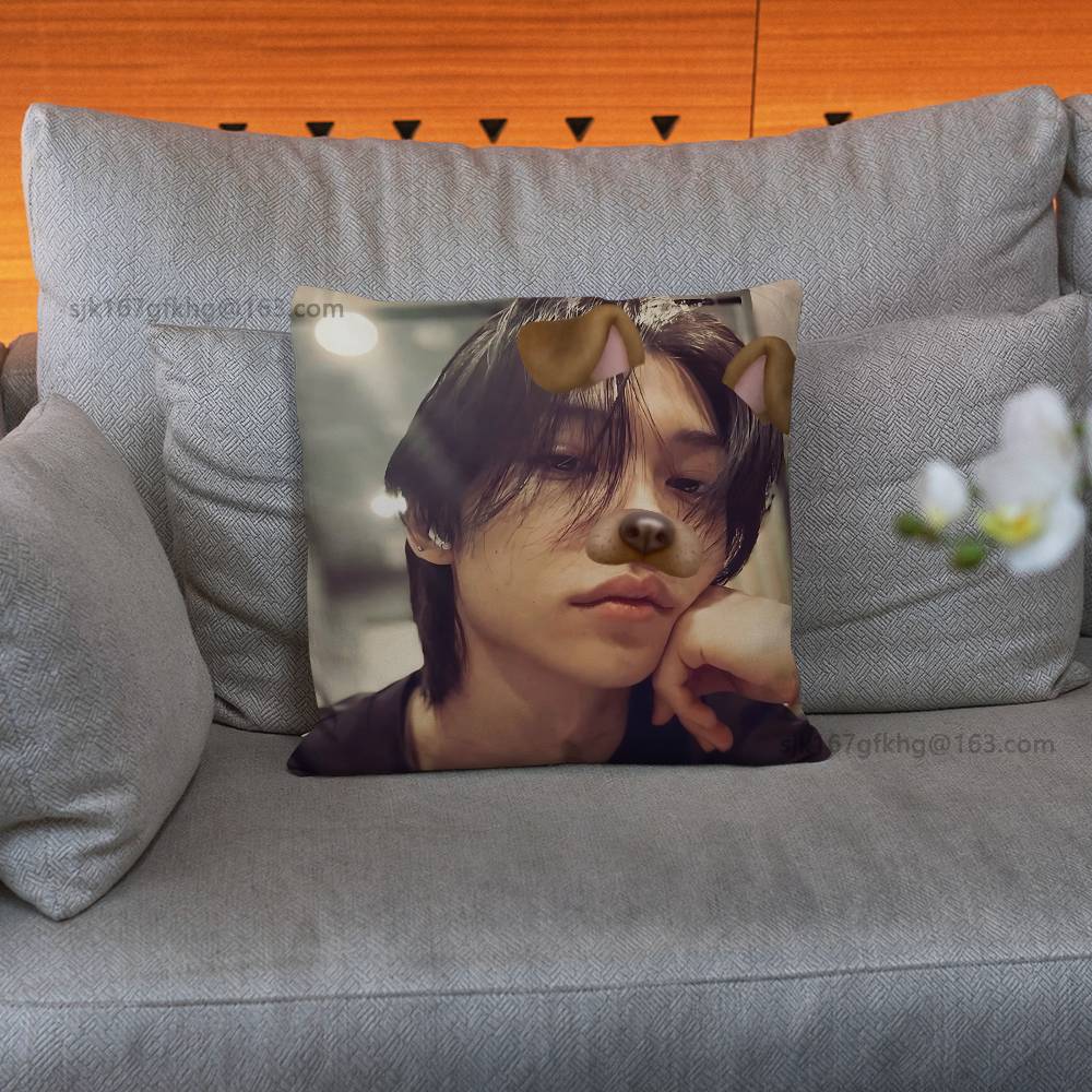 F-Felix Lee S-SKZ Federa Cuscino Divano Soggiorno Camera da Letto Testiera Schienale Cuscino Cuscino Quadrato Ora del Sonnellino