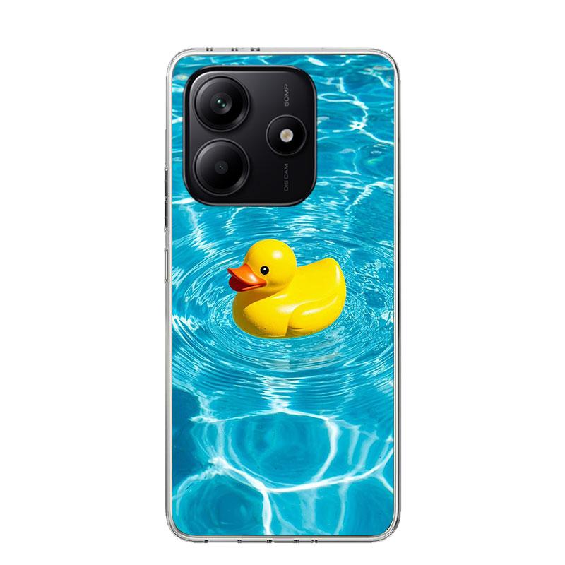 

Rubber Ducks Swimming Pool Phone Case For Xiaomi Redmi Note 15 14 13 12S 12 Pro Plus 11S 11E 11 11T 10S 10 Art Soft Pattern Cove Redmi Note 11 Pro 4G