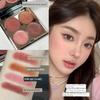 One Palette for Full Face Makeup! Four-Color Multi-Use Cream Blush, Eyeshadow, Lipstick, Highlighter, and Contour All-In-One Palette, Matte Lipstick