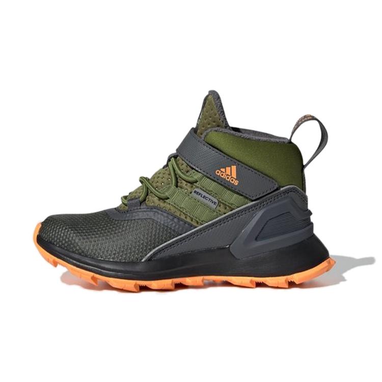 Adidas Rapida Run Atr Btw El K Mid top Kids  Running Shoes Army Green Kids  EG8362 30.5
