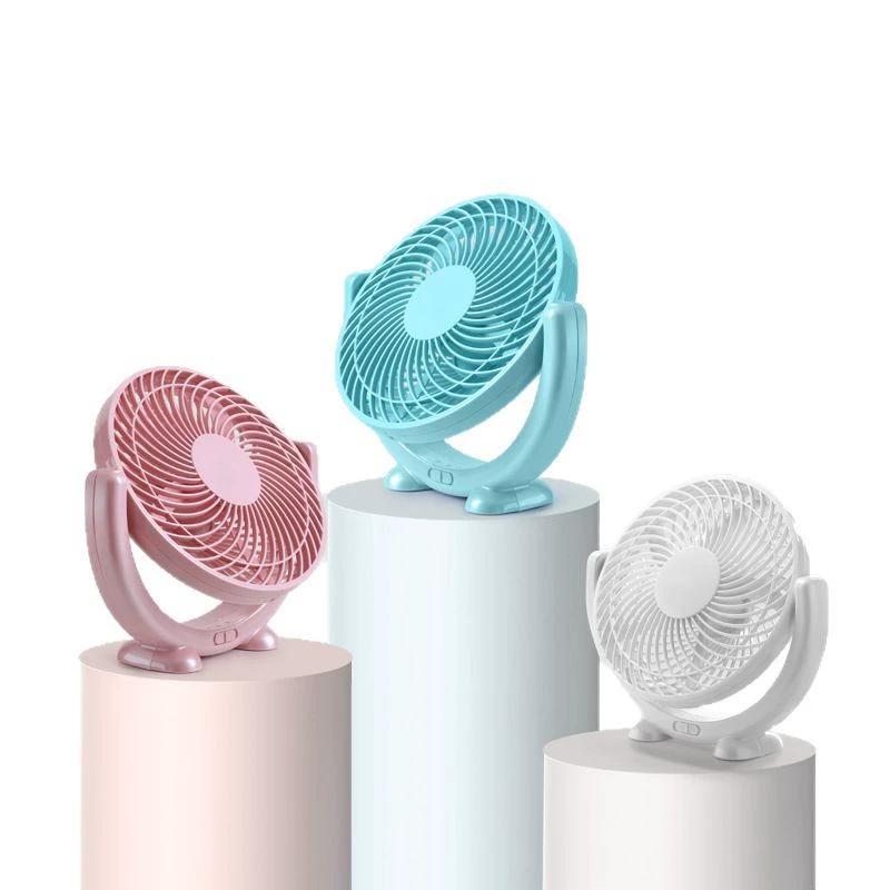 

Mini ventilador de escritorio portátil USB silencioso ajustable para oficina hogar verano