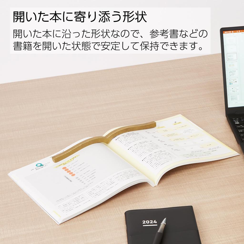 Kokuyo Paperweight, Brass, Book-Friendly Paperweight, MKT-PW02