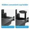 Adjustable Car Desk with Not Slip Surfaces & Storage Drawer Multiple Use Back Seat Organizers Simple Installs for Long Trip