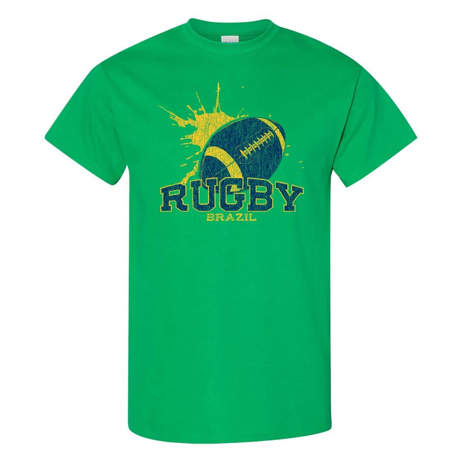 

Brazil Rugby - Summer Games Football Competition T Shirt - Irish Green S