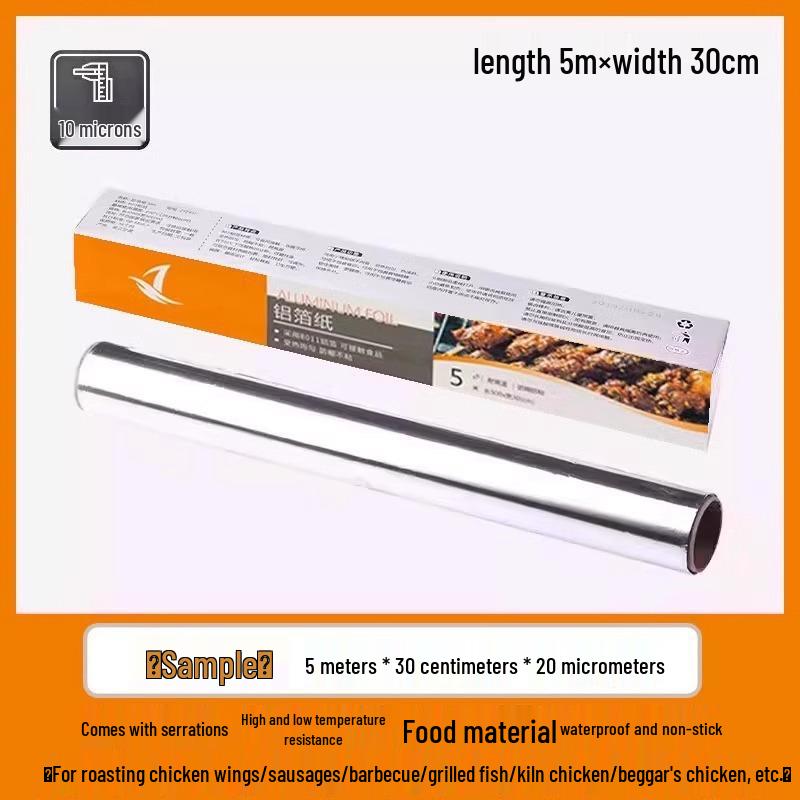 Food-Grade Silicone Baking Paper & Aluminum Foil for Oven, Grill, and Air Fryer