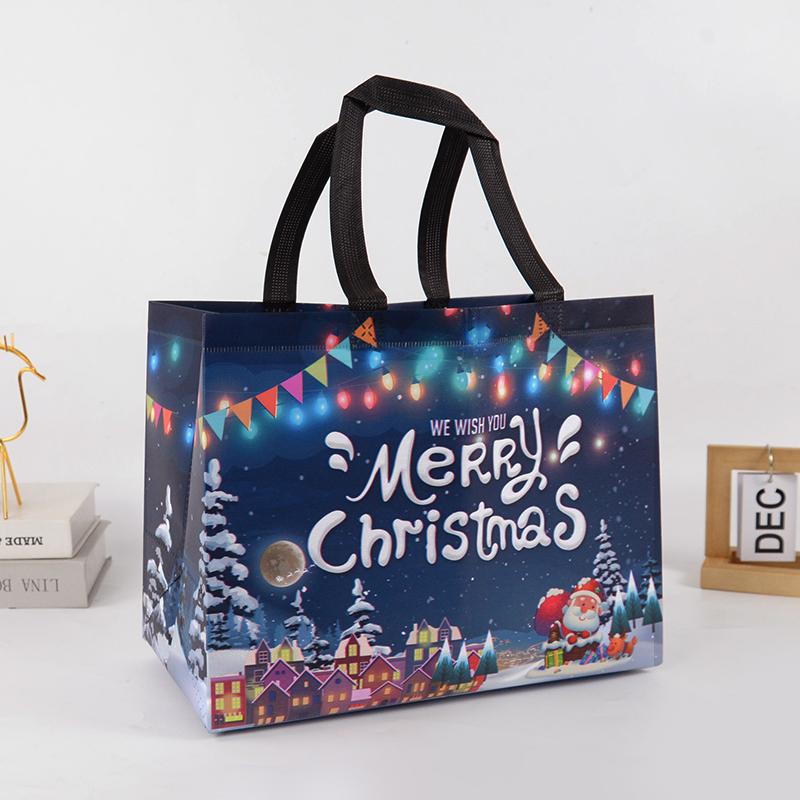 Christmas Gift Bag Santa Claus Snowman Candy Gift Packaging Bag 2025 Merry Christmas Party Home Decor Navidad Noel 2025 New Year