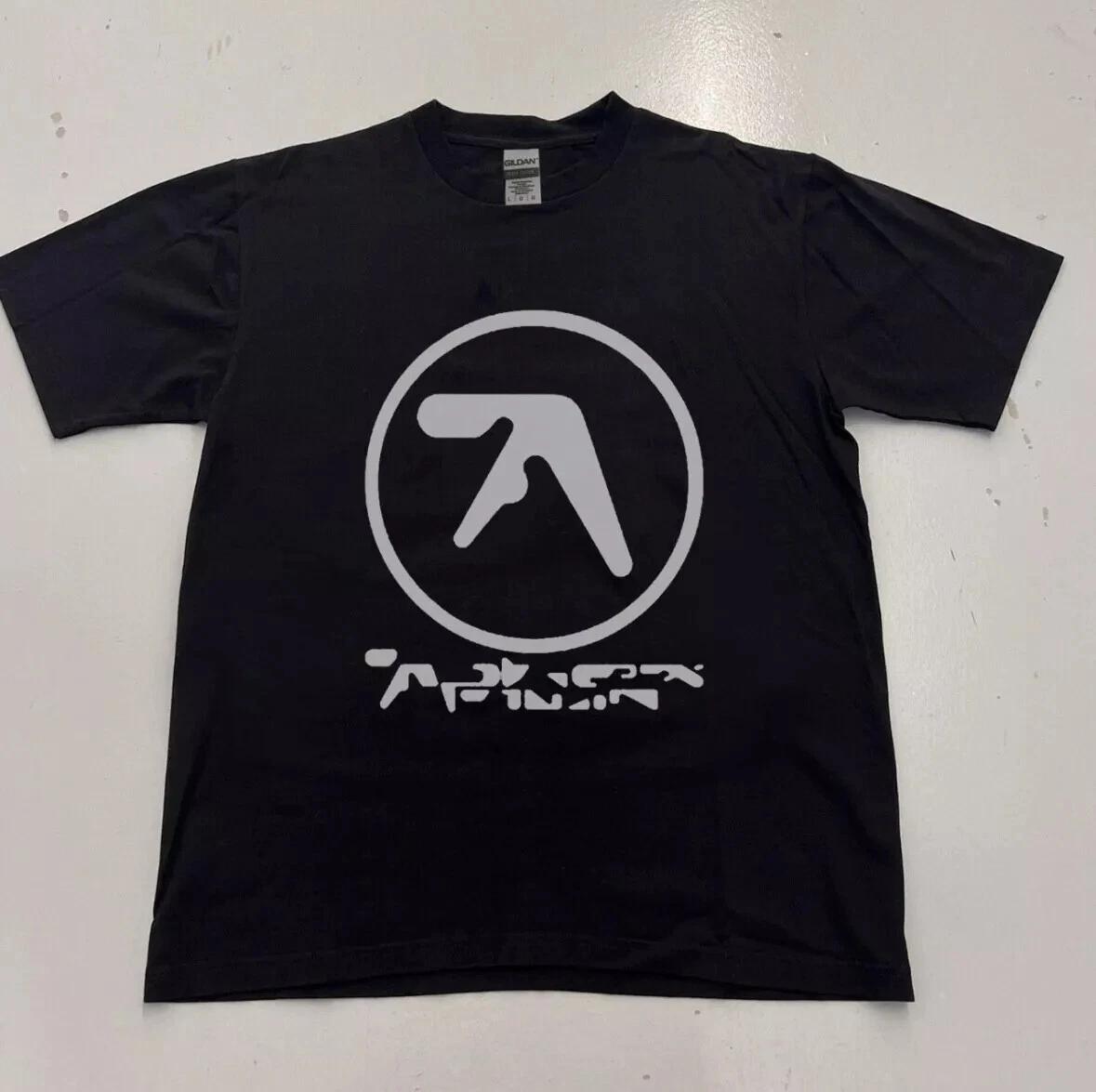 

Винтажная футболка Aphex Twin Autechre AFX Radiohead Гранж Y2K Эмо Готика Рейв EDM 2XL