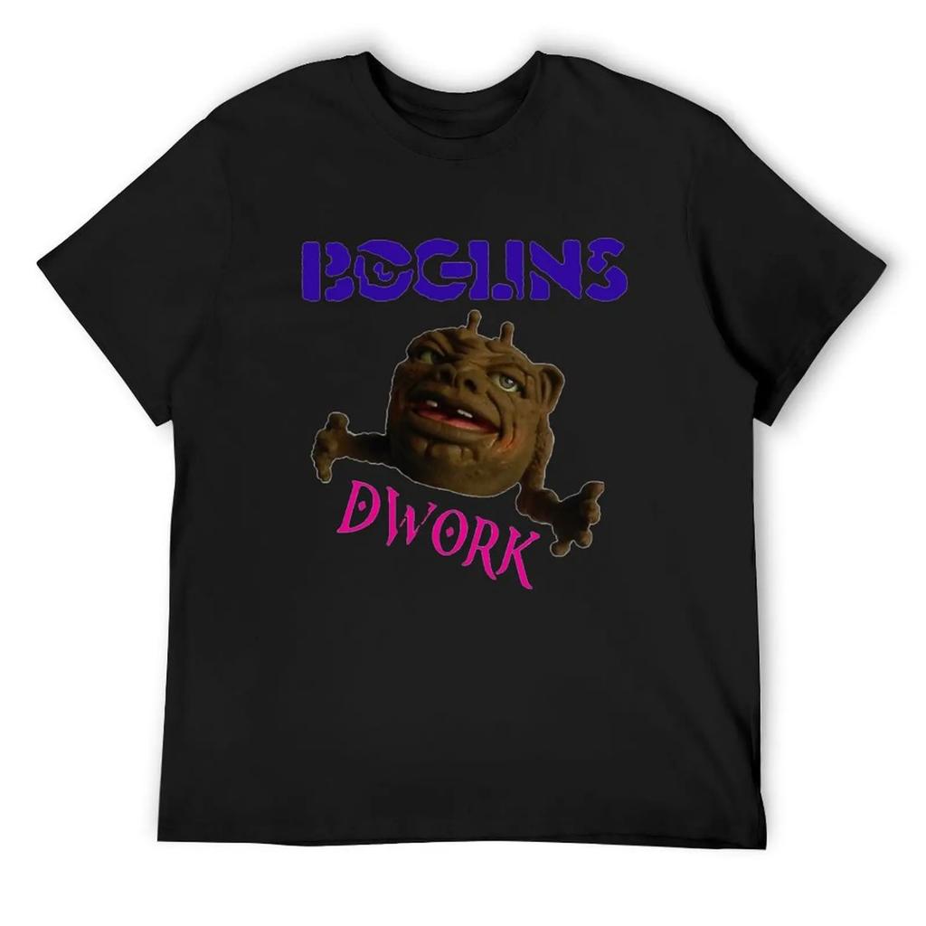 Boglins - Dwork T-Shirt Baumwolle Grafik-T-Shirts Affliction Shirts Anime-Sachen Herren T-Shirt Vintage T-Shirt Herren