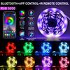 5V RGB LED Strip Lights – SMD 5050 Bluetooth Music Sync, 24-Key Remote Control Flexible Lamp Tape for TV Bedroom Christmas Home Decor