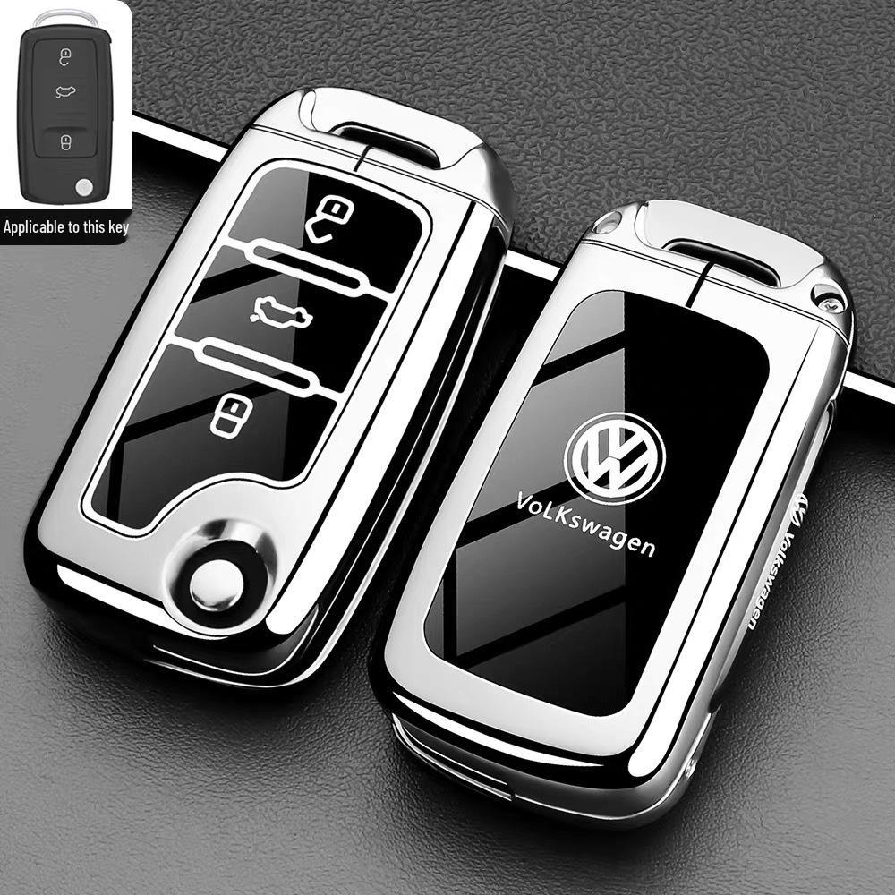 Volkswagen Lavida, Polo, Lamando, Passat, Touareg, Tiguan, Teramont, Touran Schlüsselhülle und Autoschnalle.