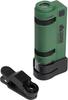 Kenko LOGOS Handheld Microscope with Smartphone LED and Neck Adapter, 120-240x Magnification, Light, Strap, Green, LK-ST240
