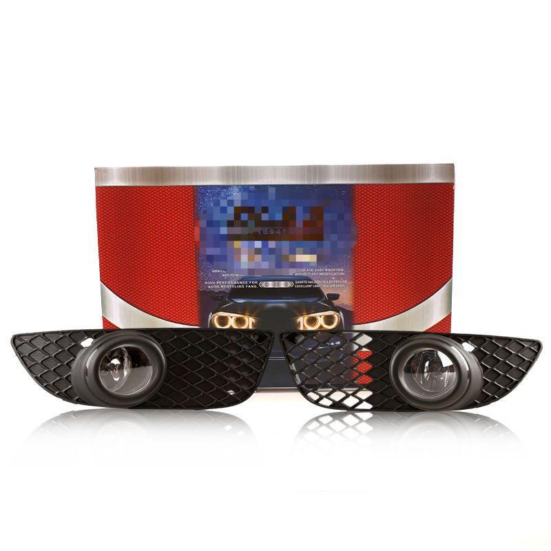 Mitsubishi Lancer 07-08 Front Fog Light Set with Halogen and Daytime Running Lights. Halogen Fog Light Set