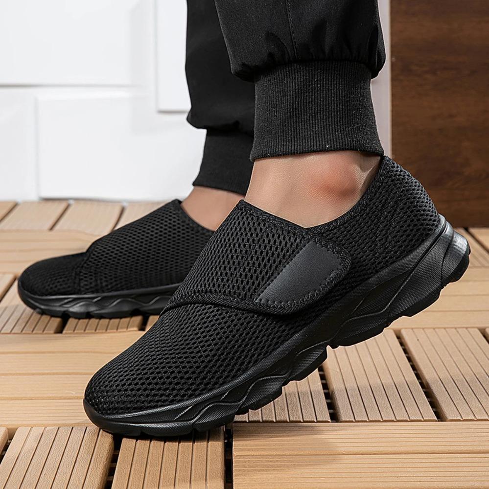 Popolari Scarpe Casual Unisex Ortopediche per Piedi Larghi e Gonfi Eversione dell'Alluce Regolabili Morbide Confortevoli Scarpe per Diabetici Scarpe da Passeggio