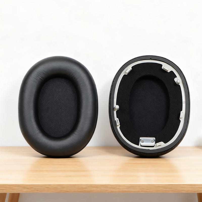 Sponge Ear Pads For WH-1000XM6 Headphones Sweat Resistant And Light Weight Comfort Ear Pads Foam Ear Cushions Pillow