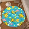 Cute Pika Adventure Round Rug for Livingroom,Bedroom, Palyroom, Chair Rug, Area Rug, Circle Carpet, Large Size Fan Christmas Gift