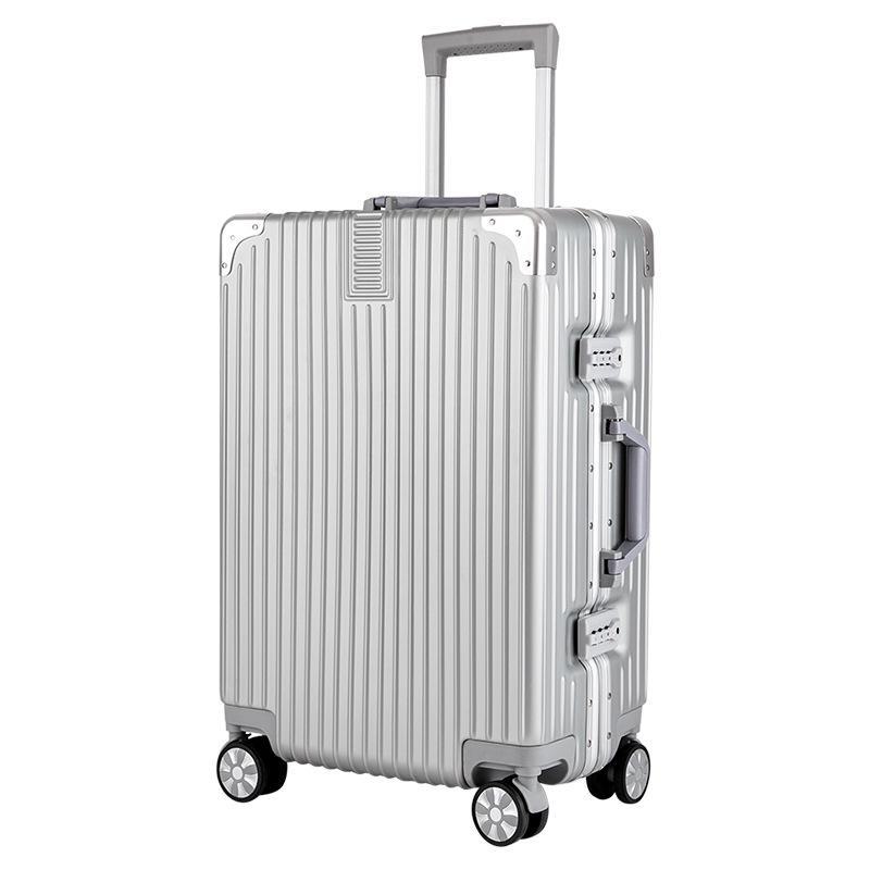 Yongsheng 20" Aluminum Frame Anti-Fall Suitcase with Universal Wheels - Stylish and Durable for Women and Students