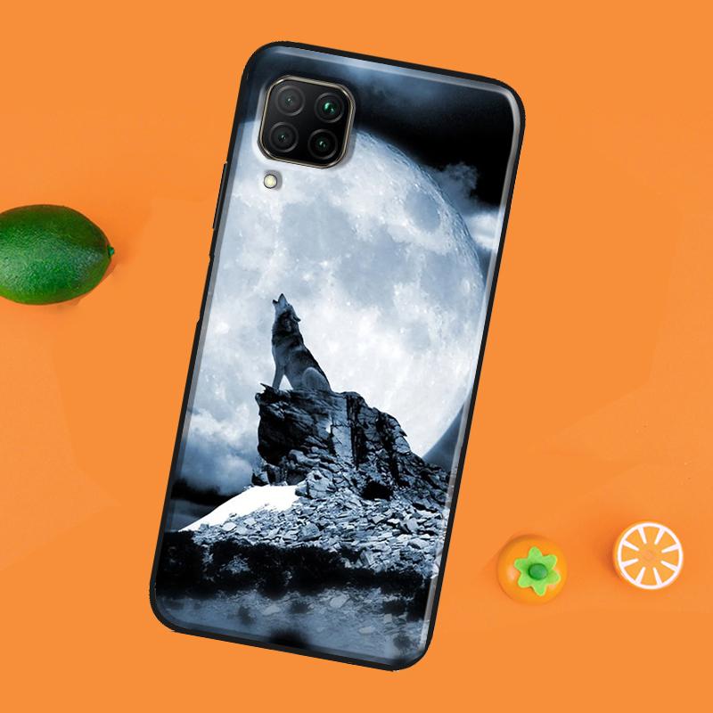 Mond Heulender Wolf Für Honor 50 Hülle 8X 9X 10i Hülle Für Huawei Nova 5T P Smart 2021 P20 P30 P40 Lite Pro
