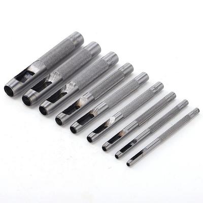 10 Stück Lederlochstanzer Werkzeuge Leder Hohlbohrer Stanzer Set 1-10mm Nähen Handwerk Lederbearbeitungswerkzeuge