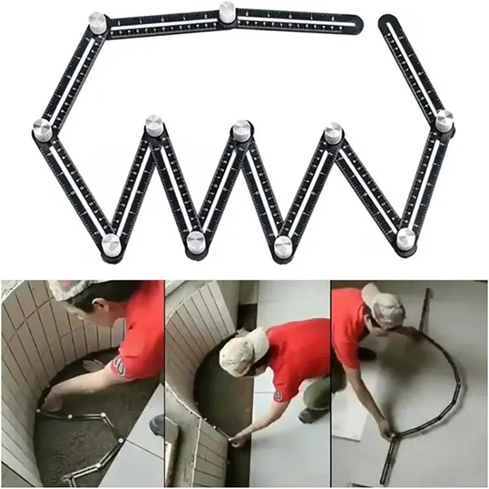 

12-fold Multi Angle Measuring Ruler One Size