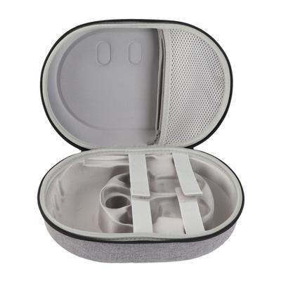 VR Headset Case EVA TPU Reinforced Dual Zipper Design Grey Shock Absorption Lightweight VR Headset C