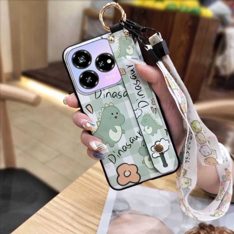 Cute Anti-dust Phone Case For ZTE Blade V60 Design/Axon 60 Lite Soft case Fashion Design Protective Waterproof Lanyard