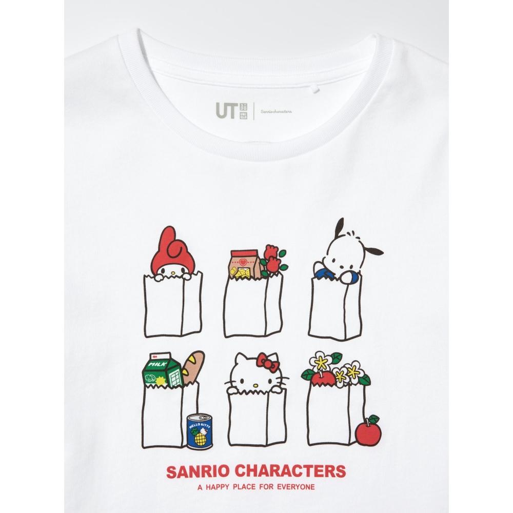 UnIqlo GIrls SanrIo CharacTers Crop UT  GraphIc T  shorT Sleeve  I