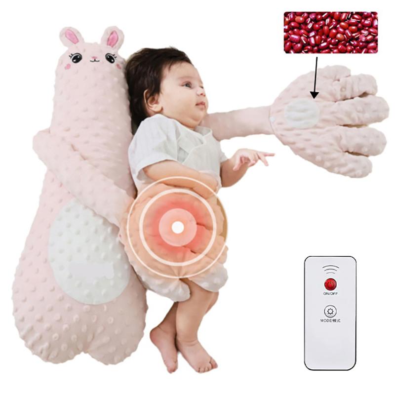 Heatable Baby Patter For Sleep Baby Startle Prevention Sleep Companion Automatic Palm Patting Sleeping Pillow Soothing Toy