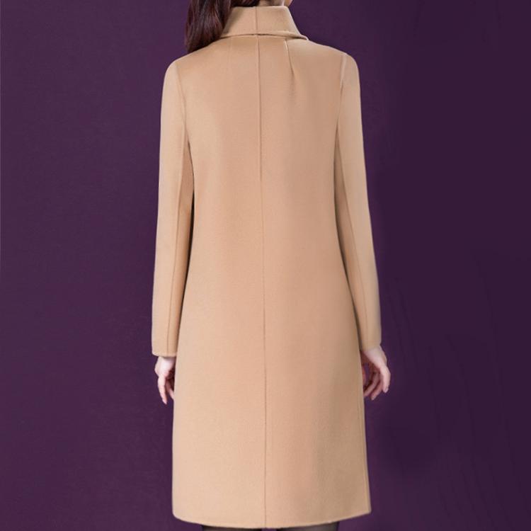 Autumn Winter Korean Woolen Coats Office Lady Overcoat Cashmere Woman Clothes