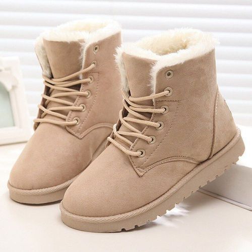 Botines de mujer Zapatos de mujer Botas de nieve de invierno Botas de mujer  Cálidas Botines de piel cálida Botines de mujer Invierno de mujer comprar a  buen precio — entrega gratuita,
