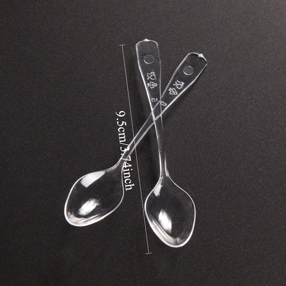 40/120pcs Mini dessert spoons, cake spoons, including ice cream tasting, pudding cake, and mousse spoons, are perfect for bakery shops, cake