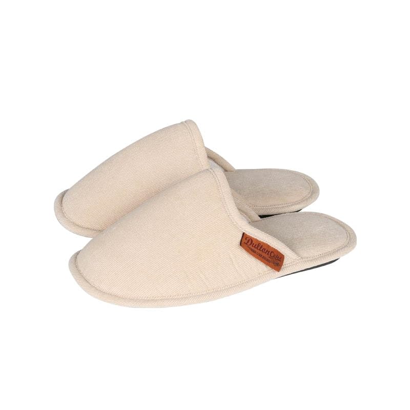 Slippers CORDUROY SLIPPERS EV Beige [Dulton] 22.5~25cm