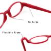 Baby'S Glasses Frame With Strap & Regular Lenses Size 40/15 No Screw Safe Bendable Boy'S Girl'S Infant'S Eyeglasses With Cord