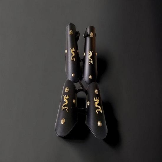 Corinthian Greek Leather Muscle Armor Set – Handcrafted Breastplate, Helmet, Leg & Arm Guards