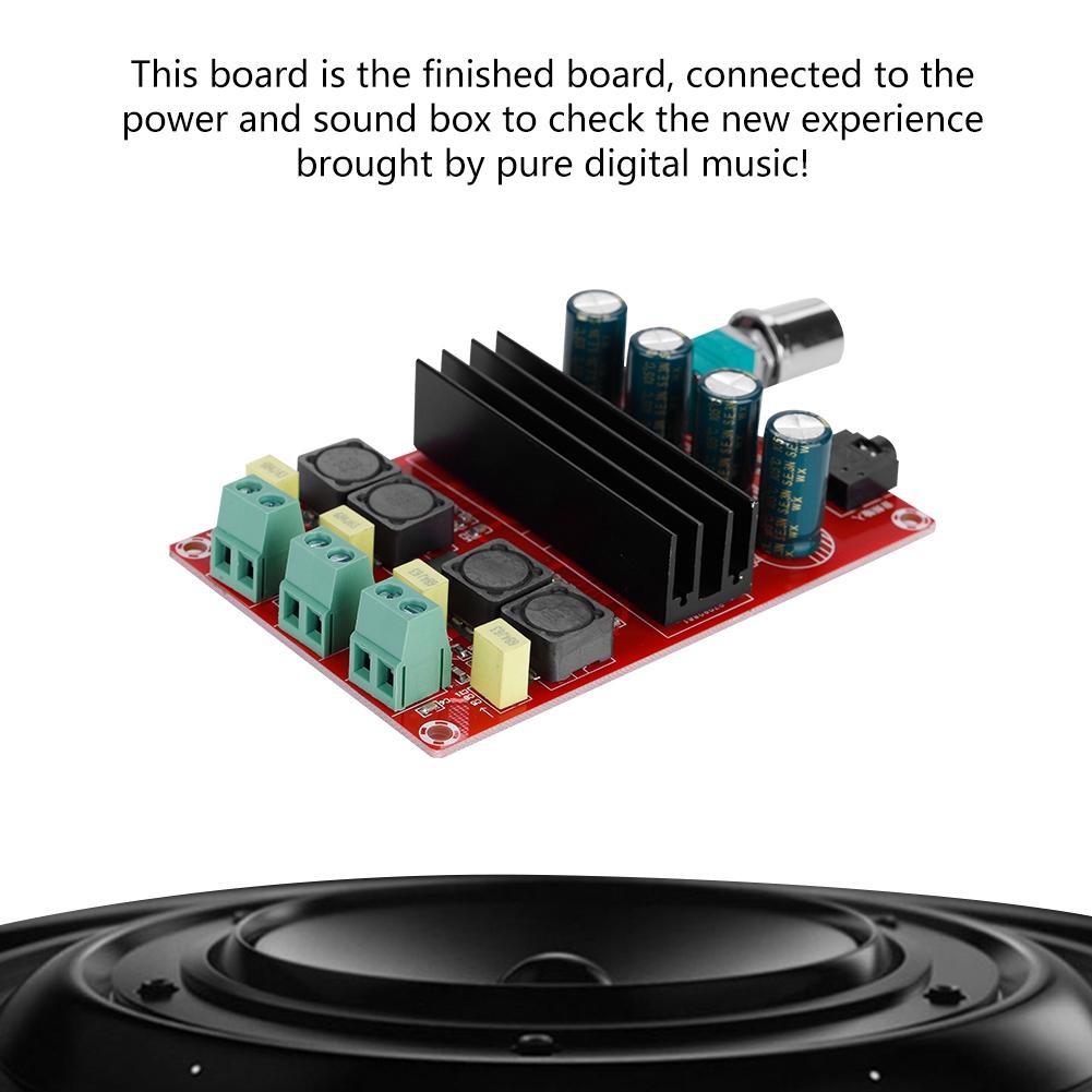 Leistungsstarke digitale Verstärkerplatine Doppelkanal-Leistungsverstärkerplatine 12 24V