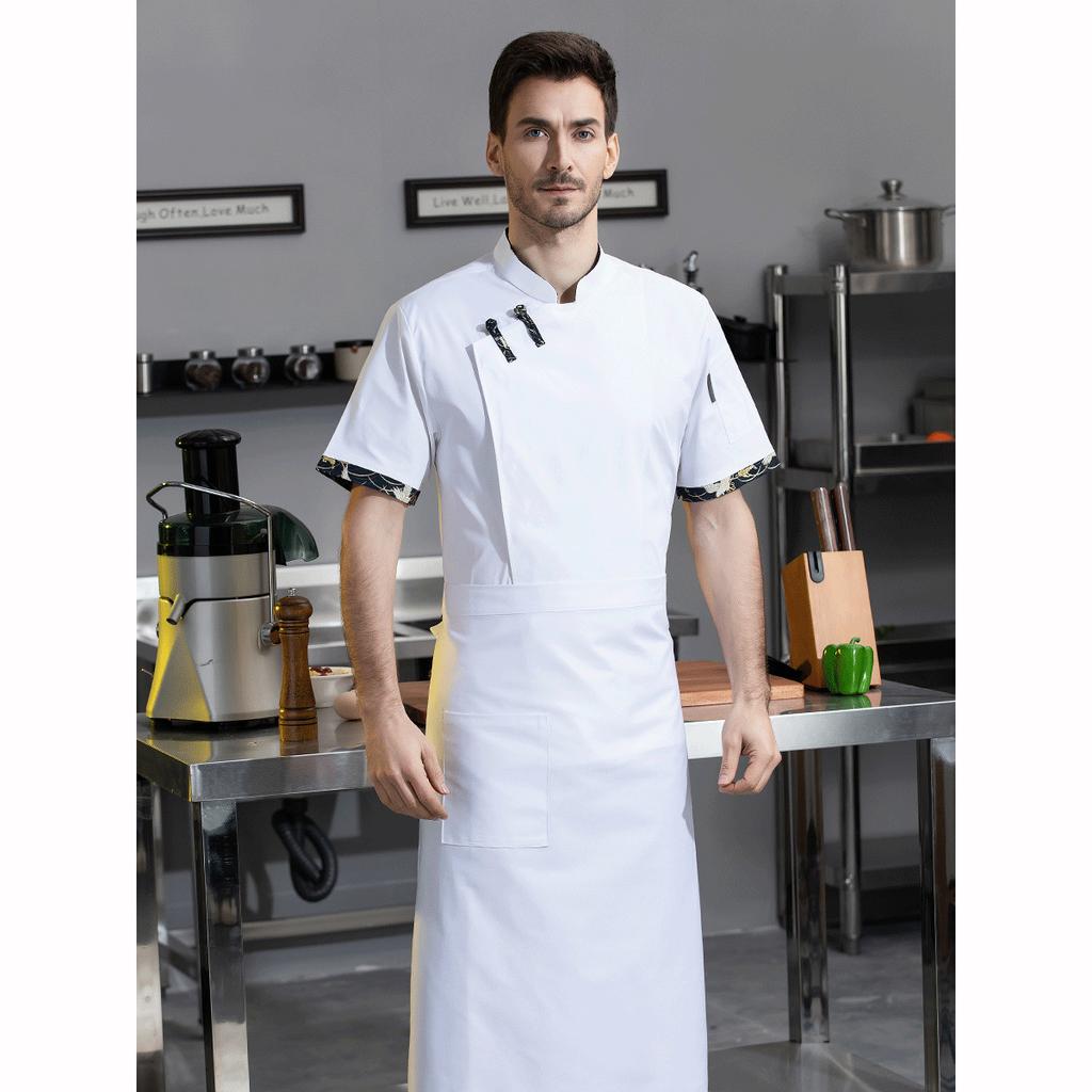Professional Chef's Jacket Comfortable Restaurant Bakery Working Coats Kitchen