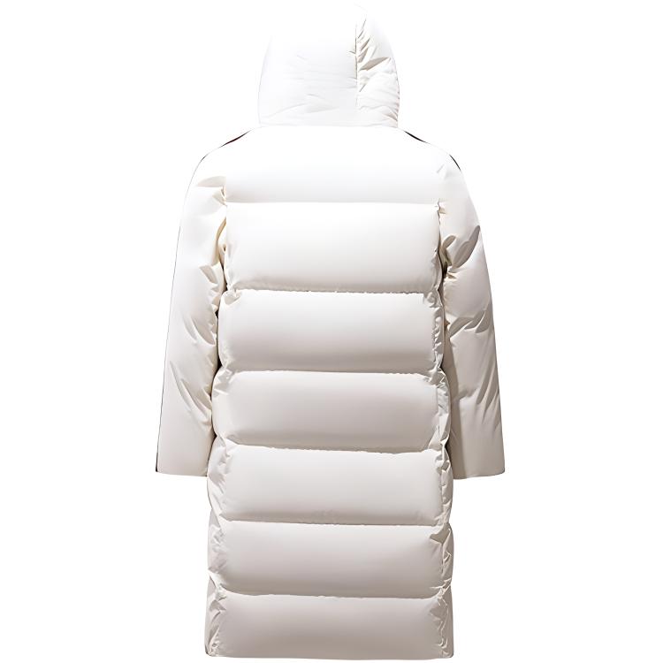 Anta Lifestyle Series Loose Fit Solid Color Down Jacket Unisex Outerwear Ivory 972448901-1